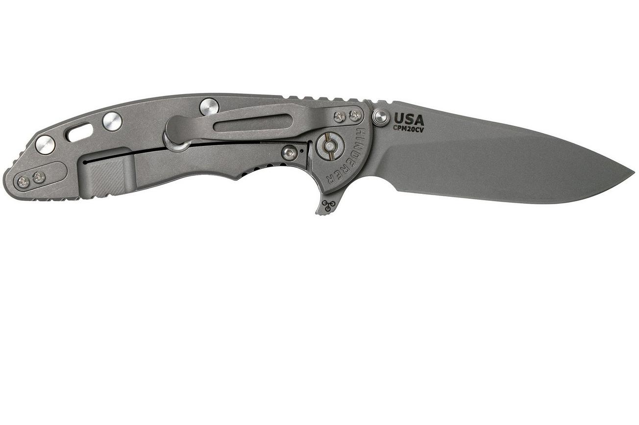 Rick Hinderer XM18 3,5” Slicer Working Finish, Black G10