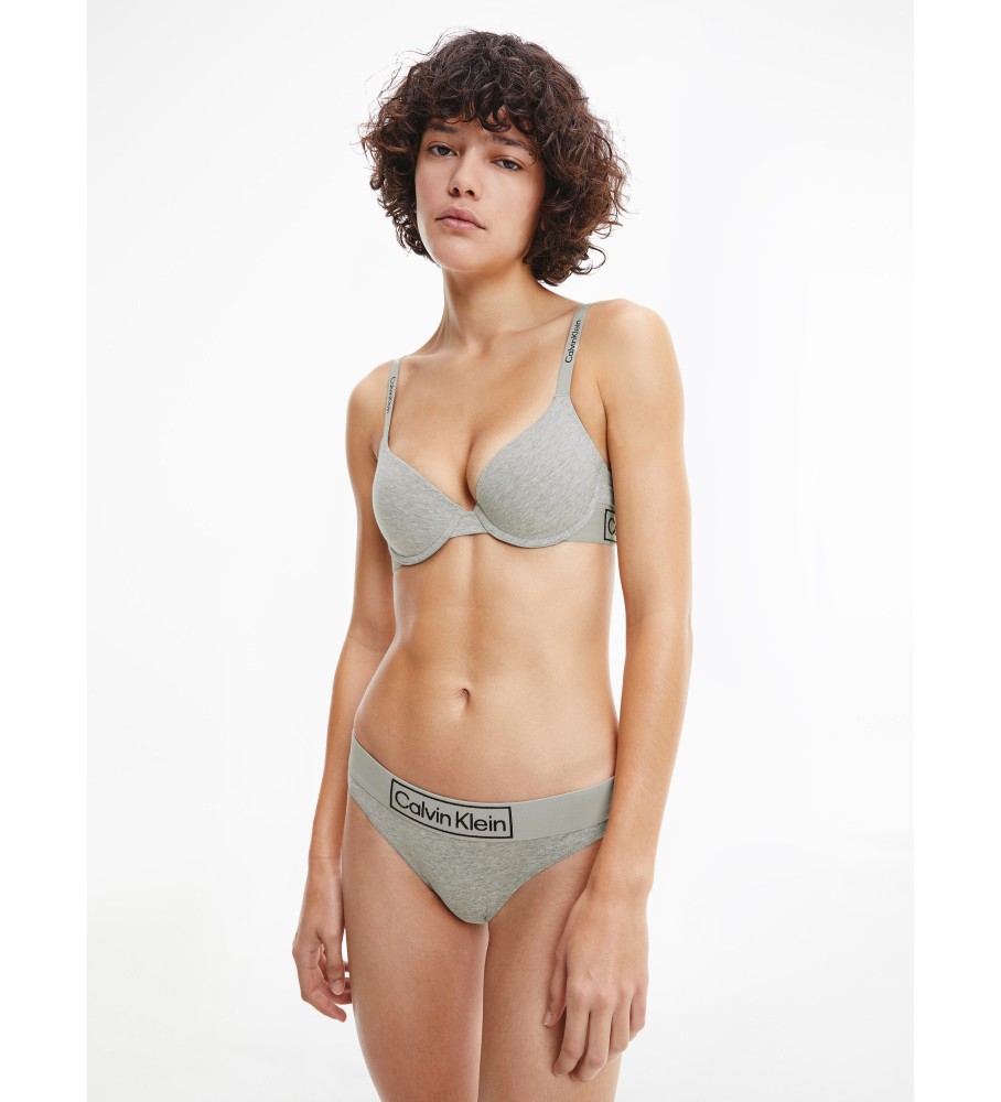 Cuecas Calvin Klein Classic Briefs Reimagined Heritage cinza
