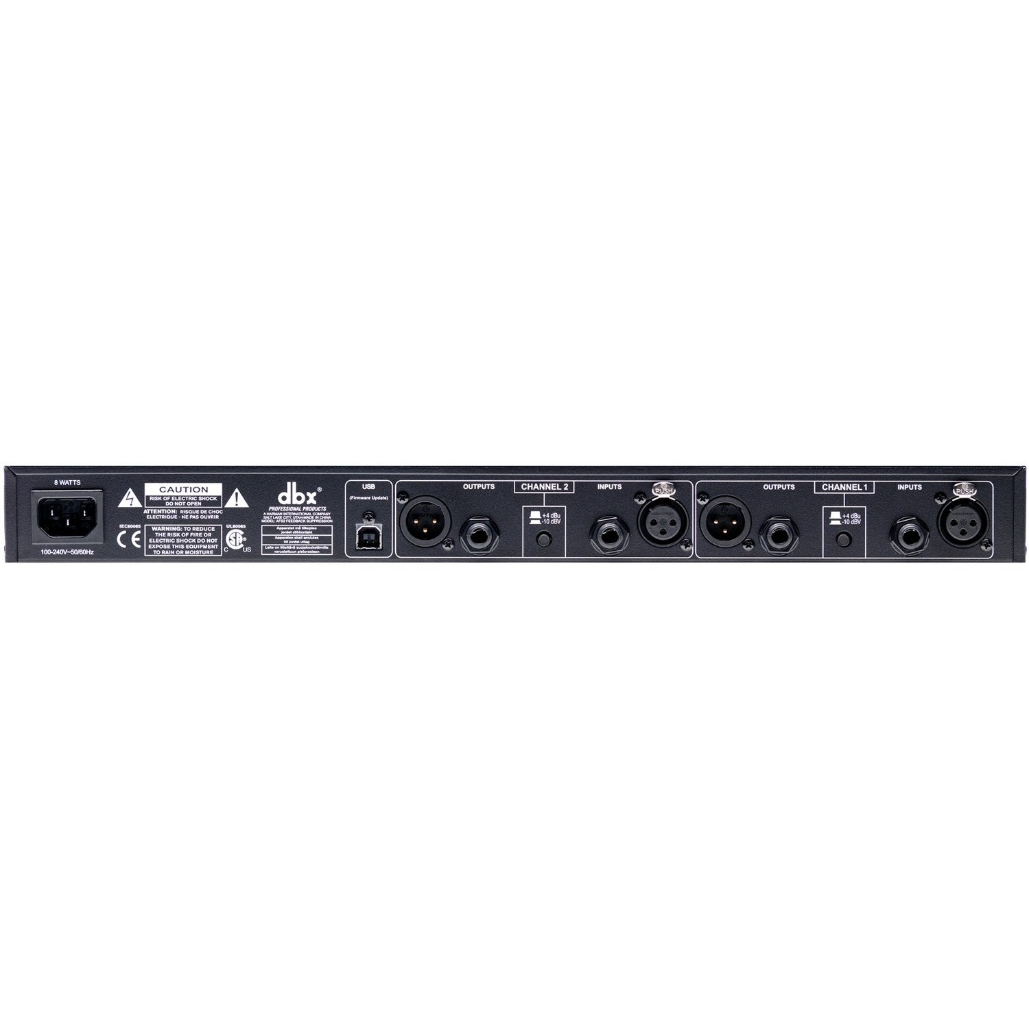 DBX AFS2 feedback onderdrukker