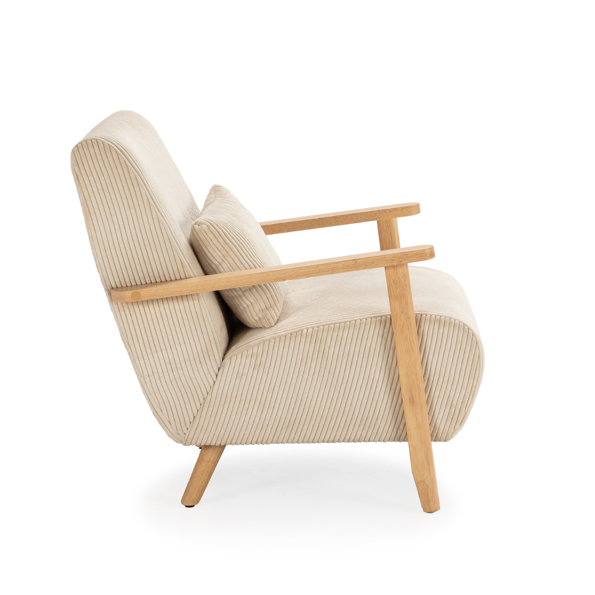 Marckeric - Fauteuil Bonnie - Beige - 70x83x84cm