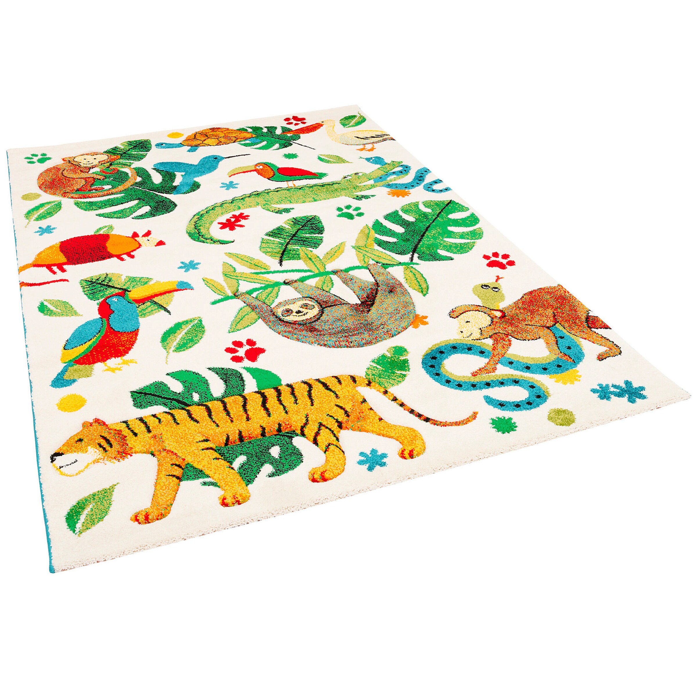 Pergamon Kinder Teppich Maui Kids Urwald Bunt