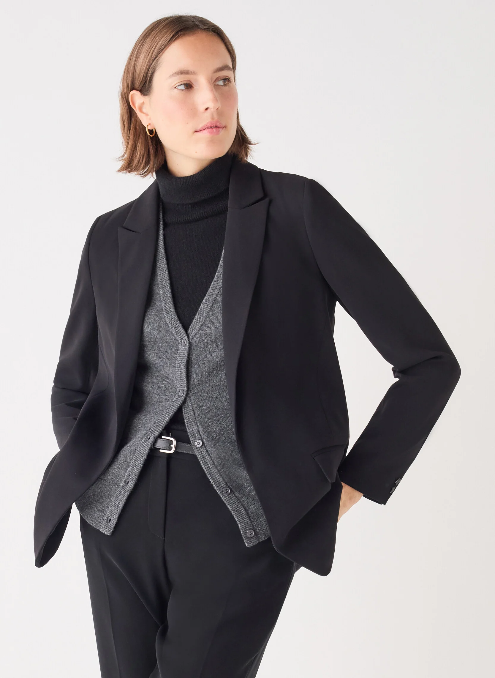 VERTIGE - Blazer droit| Noir