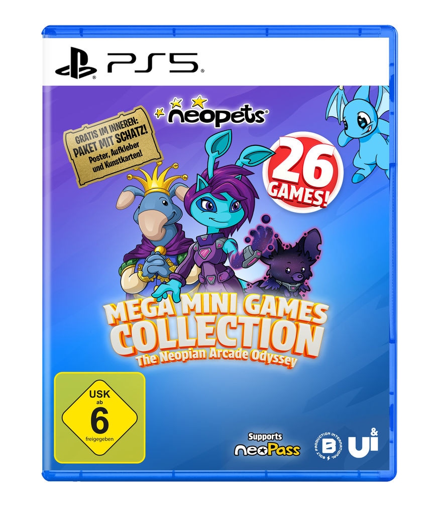 U&I Entertainment Spielesoftware »Neopets - Mega Mini Games Collection D1 Edition« PlayStation 5