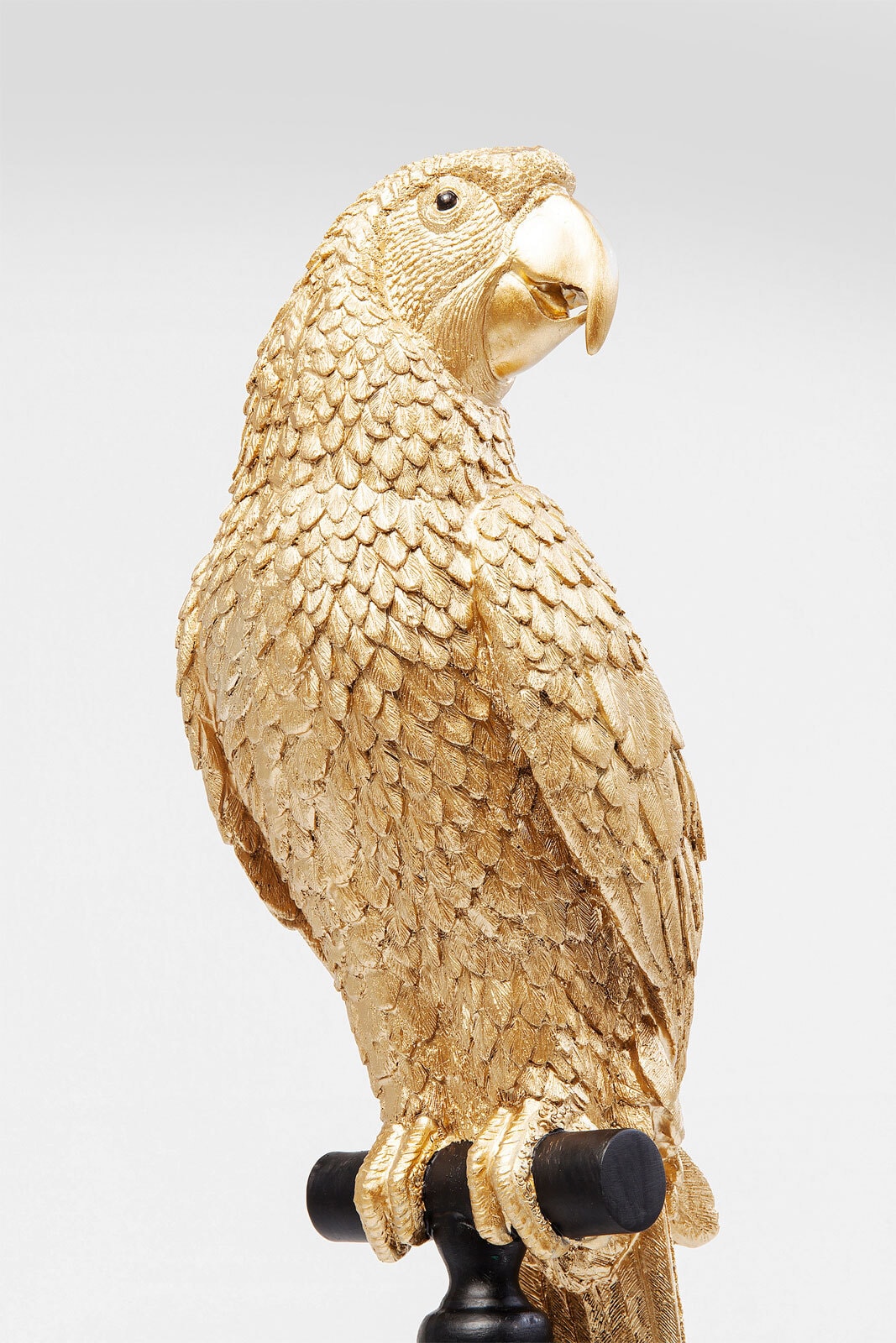 KARE DESIGN Dekofigur PARROT 116 cm Kunststoff goldfarbig