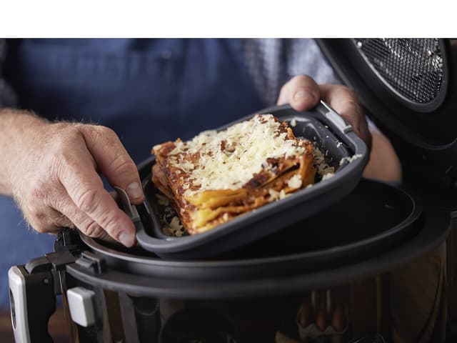HOLM Firkant Silikoneform til airfryer 19 x 19 x 6 cm