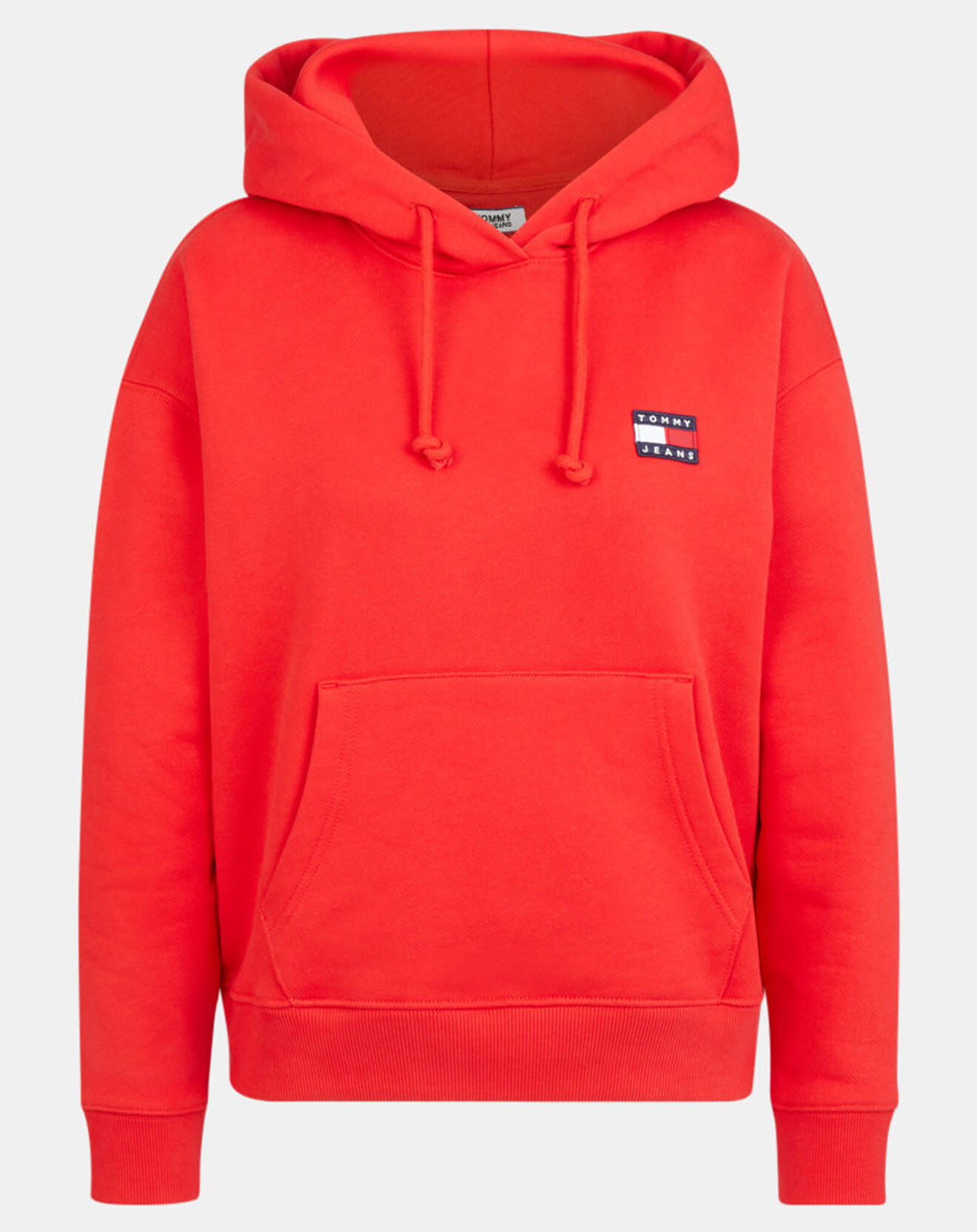 Tommy Jeans Sweat à capuche tommy badge rouge