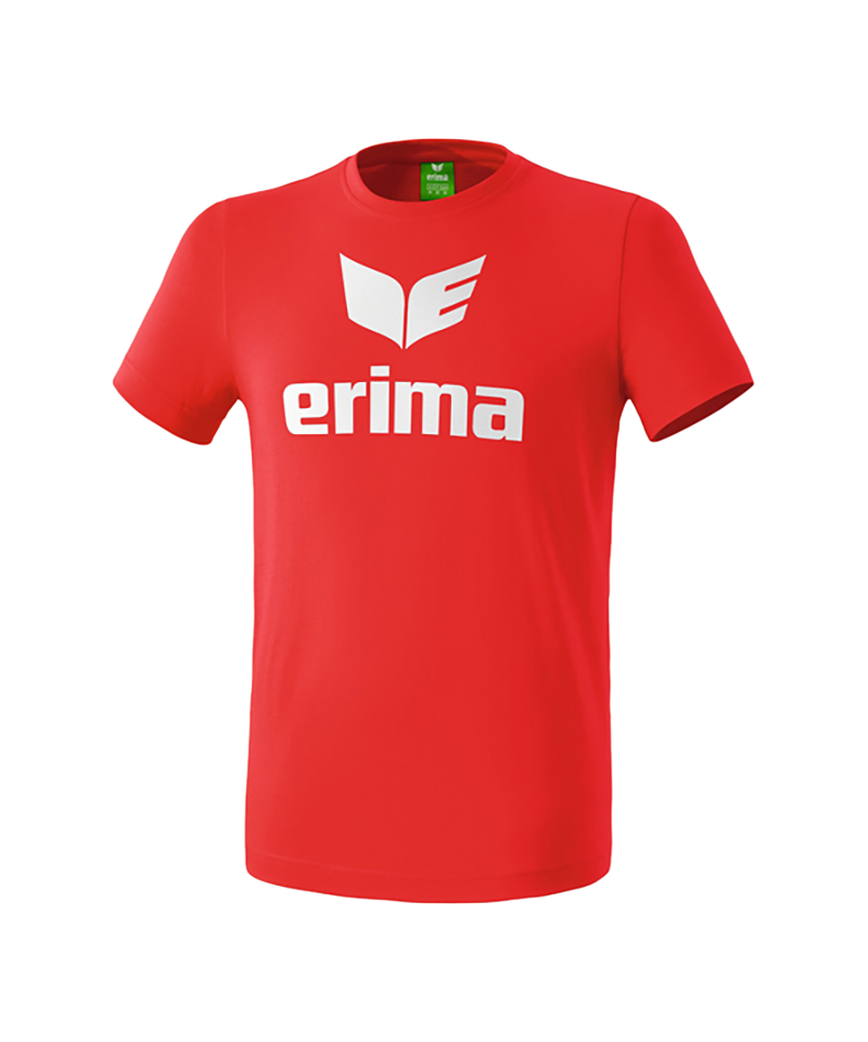 Erima Promo T-Shirt Kids Rot Weiss