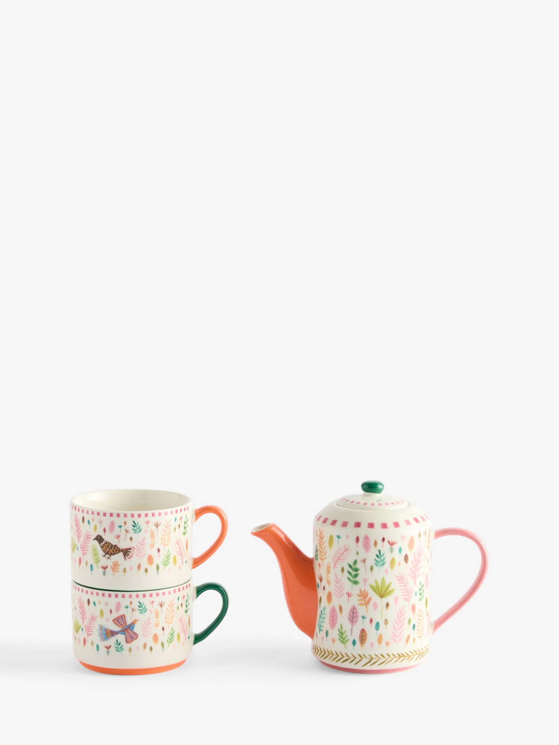 Lucy Tiffney Autumn Leaves Tea for 2 Set