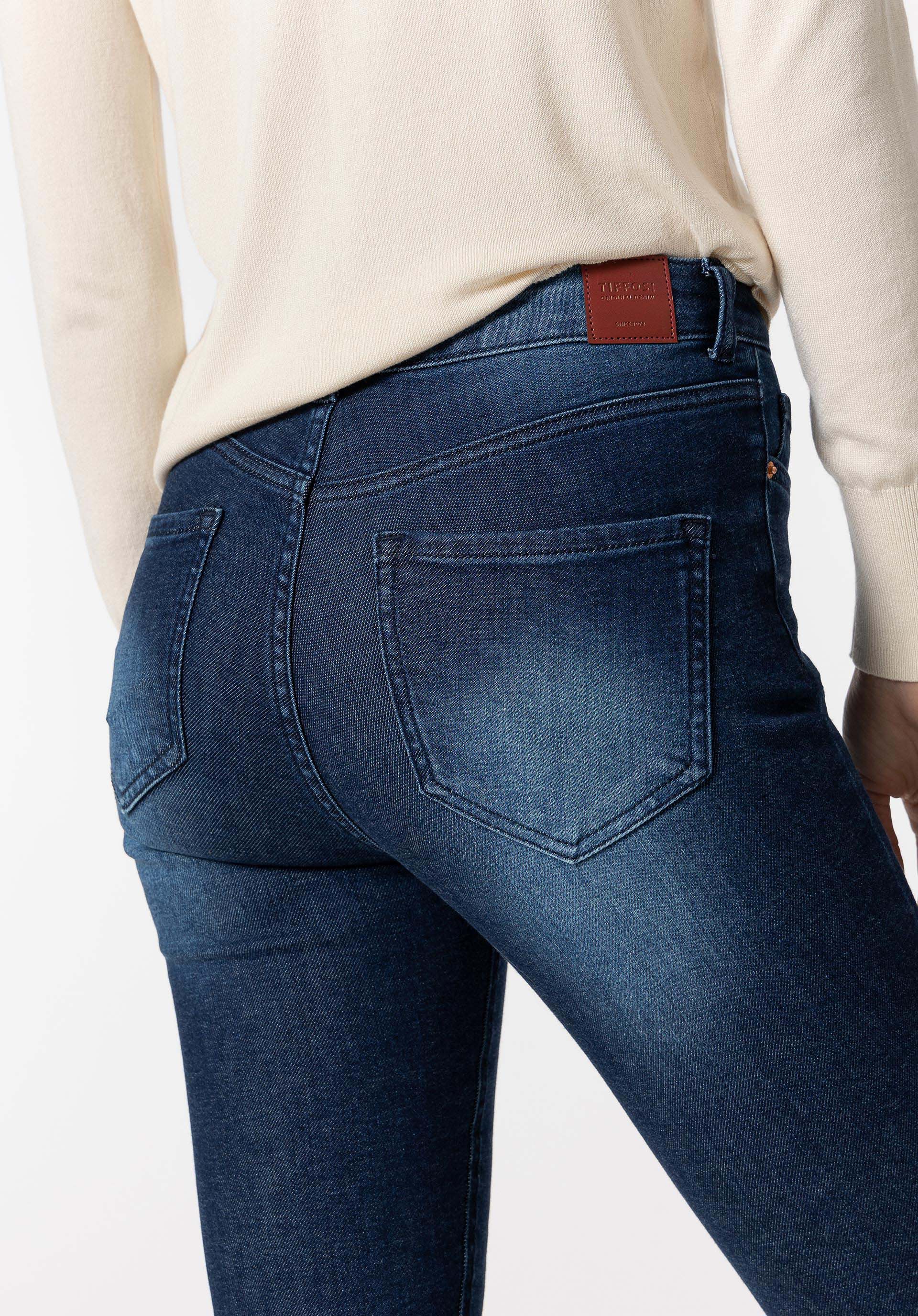 Jeans Lauren Skinny Cintura Alta