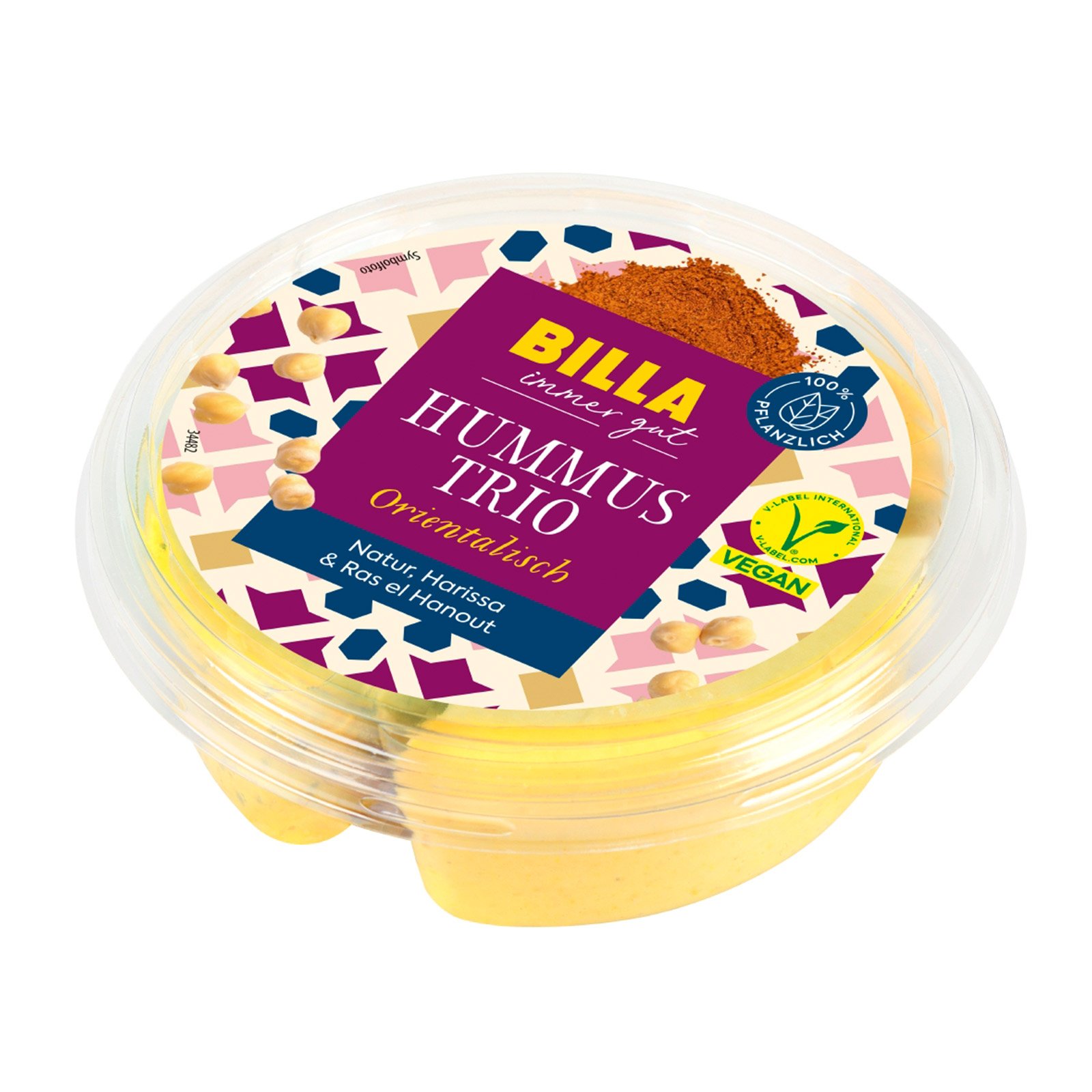 BILLA Hummus Trio Orientalisch