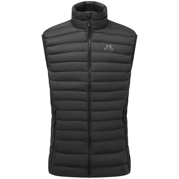 Doudoune ski de randonnée MOUNTAIN EQUIPMENT EARTHRISE VEST BLACK/BLACK