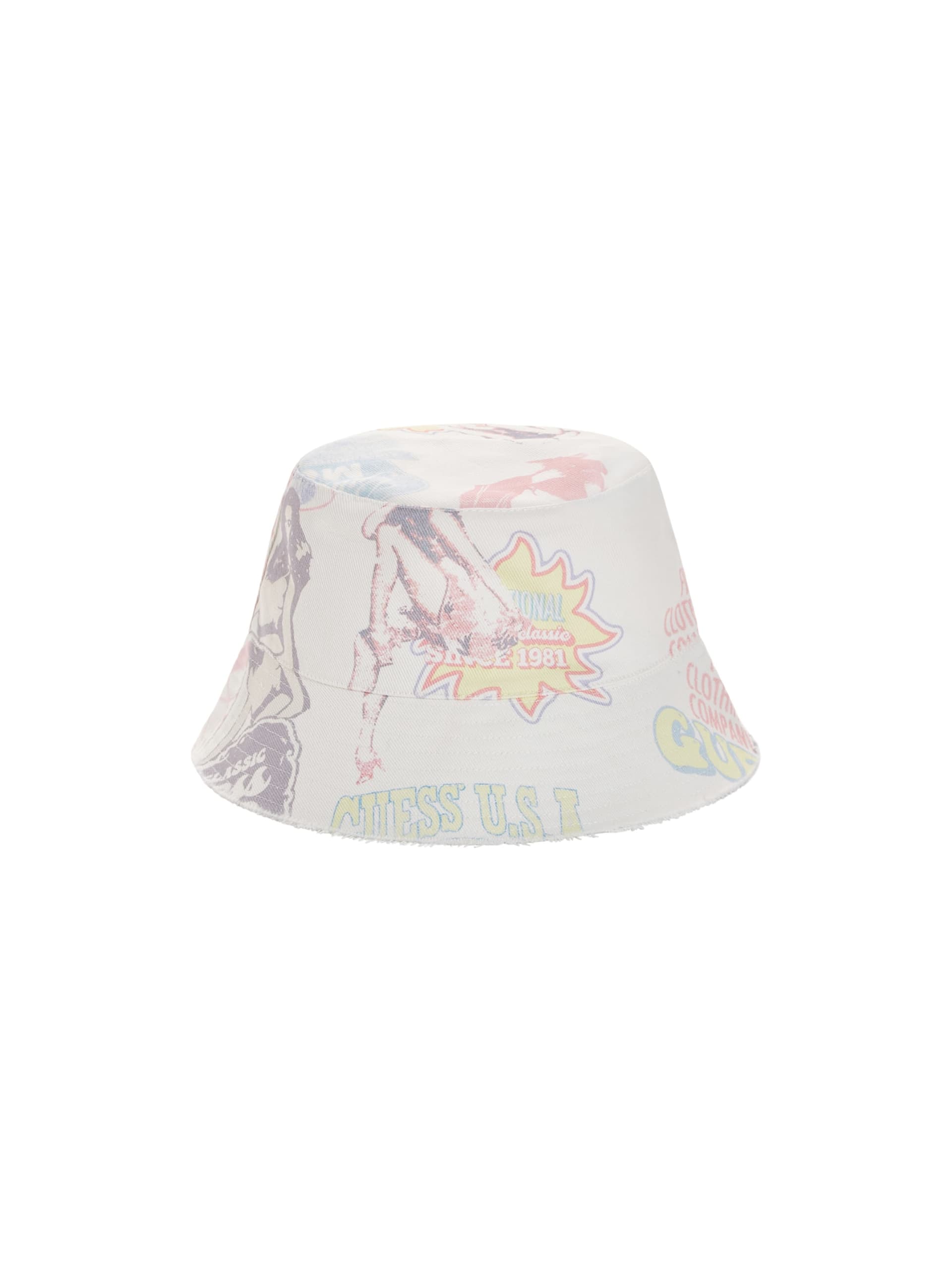 Chapéu Bucket Jeans Estampado