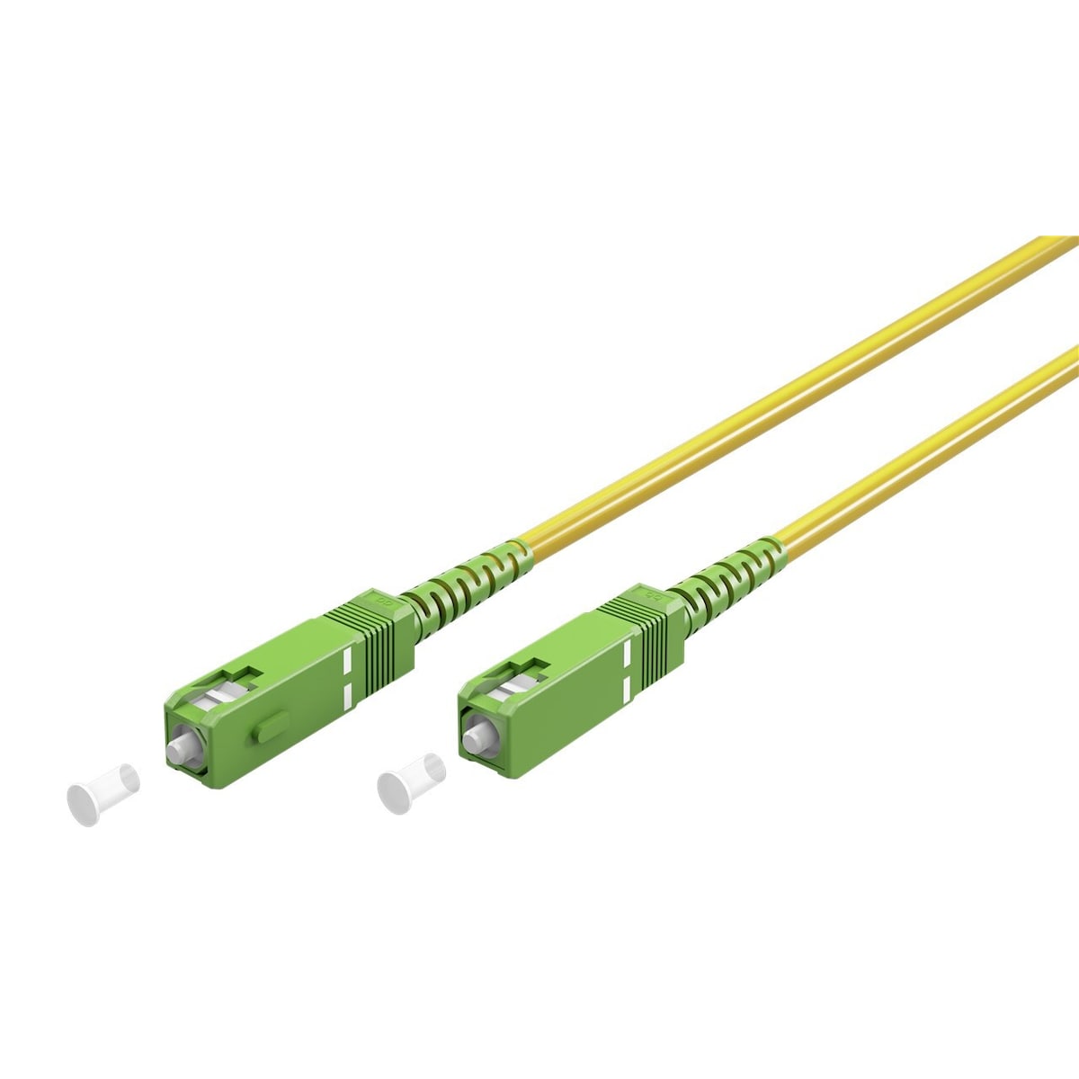 Goobay Fiberoptisk kabel (FTTH), Singlemode (OS2) Gul, Gul (Simplex), 30 m