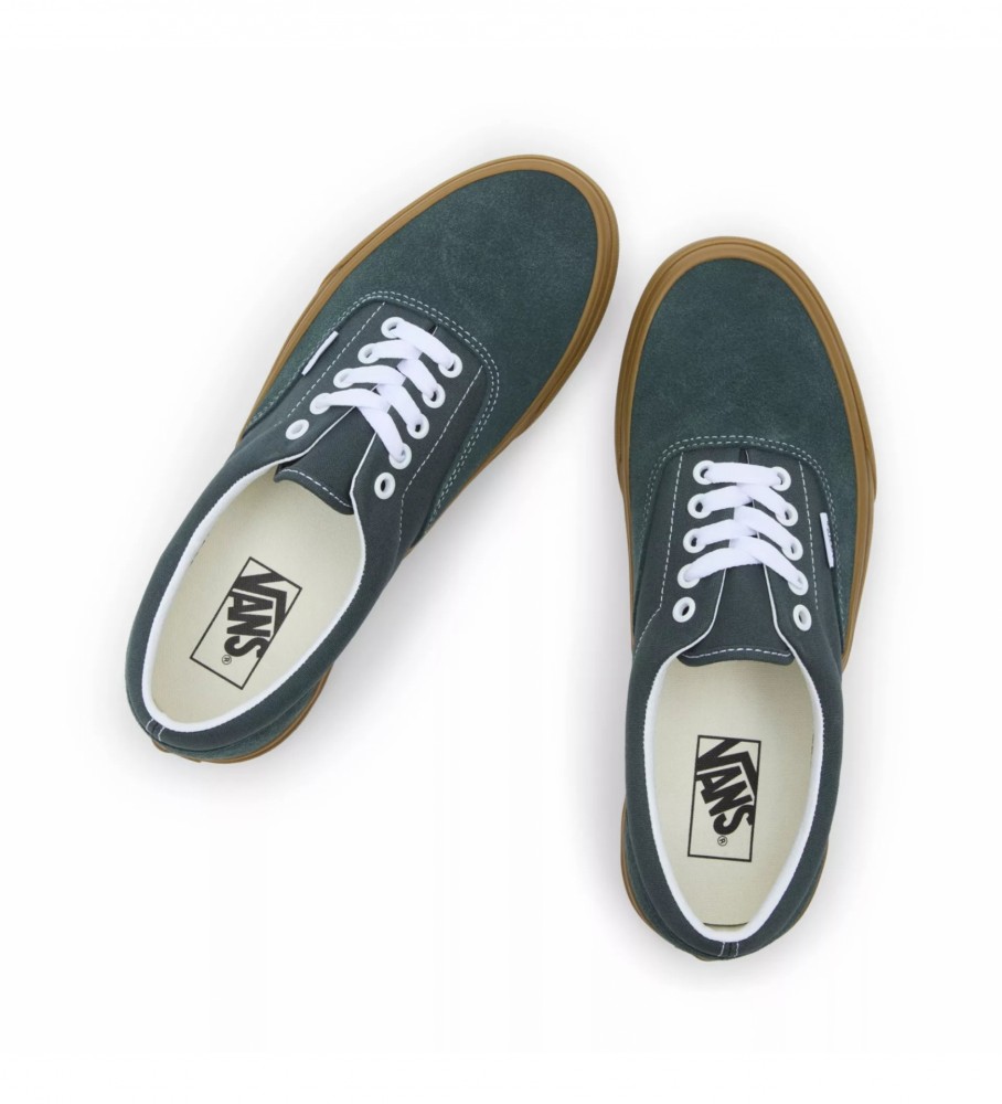 Tênis Vans UA Era de camurça, azul-petróleo