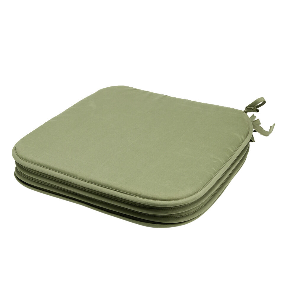 Galette de chaise carrée 38x38cm 4 pièces (4 modèles)