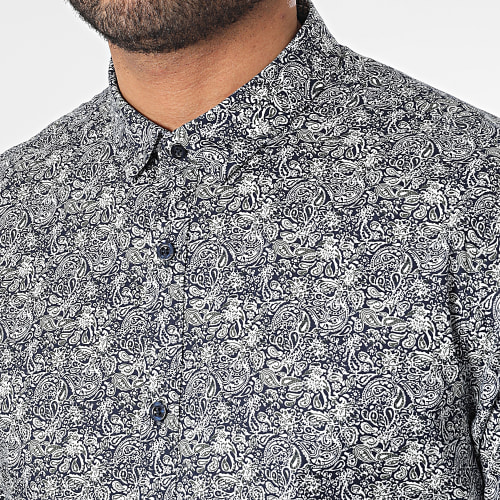 Chemise Manches Longues Bandana Carton 10711547D Bleu Marine