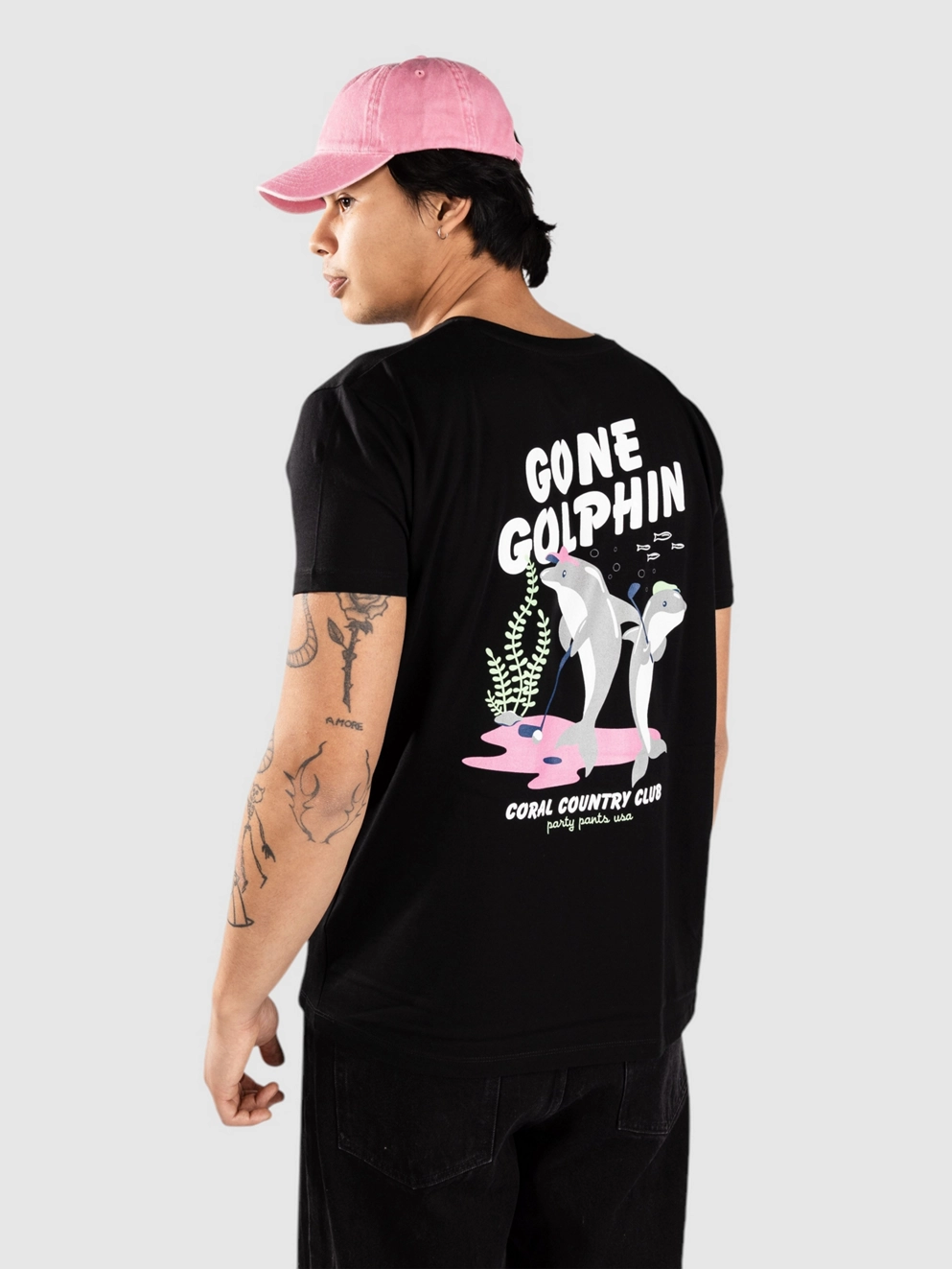 Party Pants Golphin'S T-Shirt black