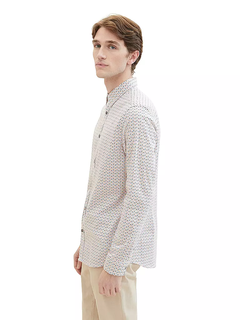 TOM TAILOR Hemd Fitted orange
