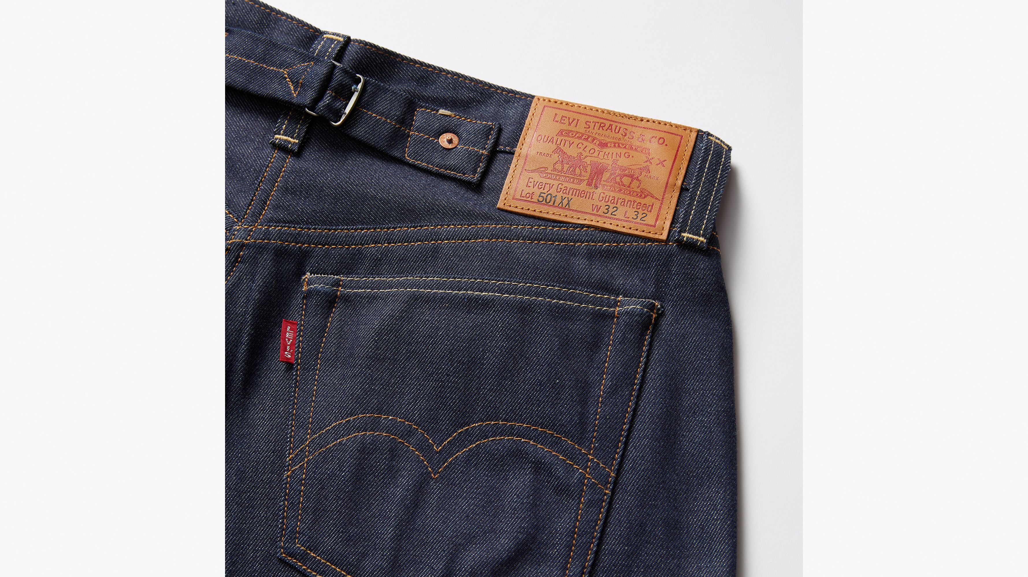 Jean 501® 1937 Levi's® Vintage Clothing - Dark Indigo Organic 1937 - Bleu