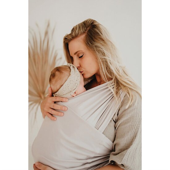 Porte-bébé Tricot-Easy   Warm Sand        de               Babylonia