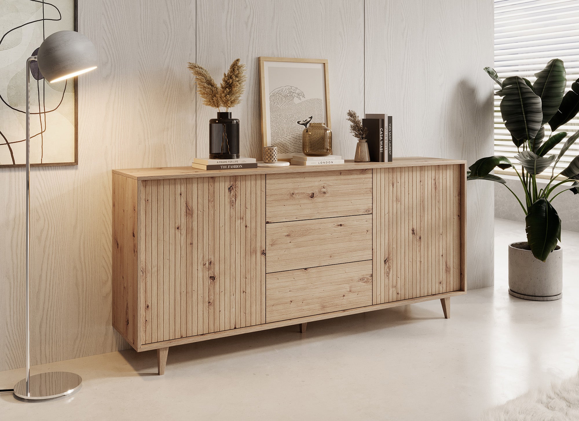 Fuzeta - Dressoir - Eiken - 180x40x84 cm