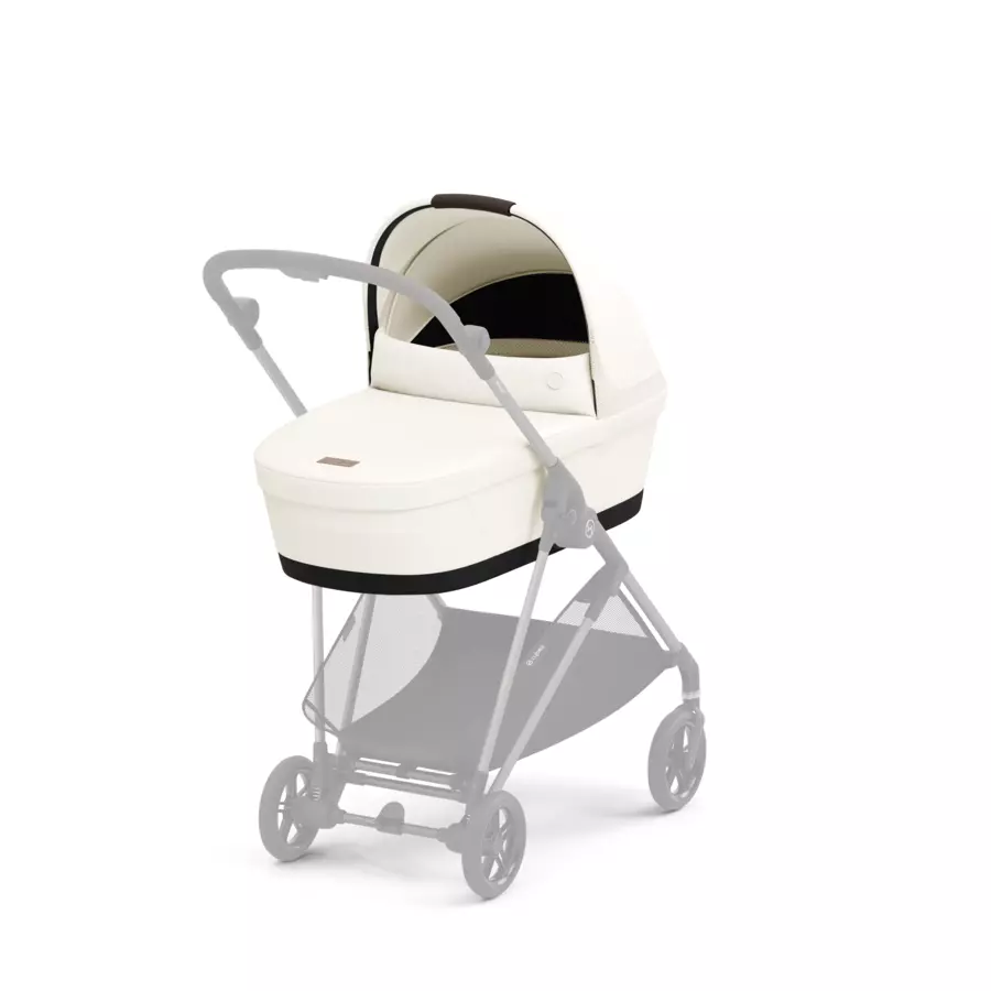 cybex GOLD Kinderwagenaufsatz Melio Cotton White