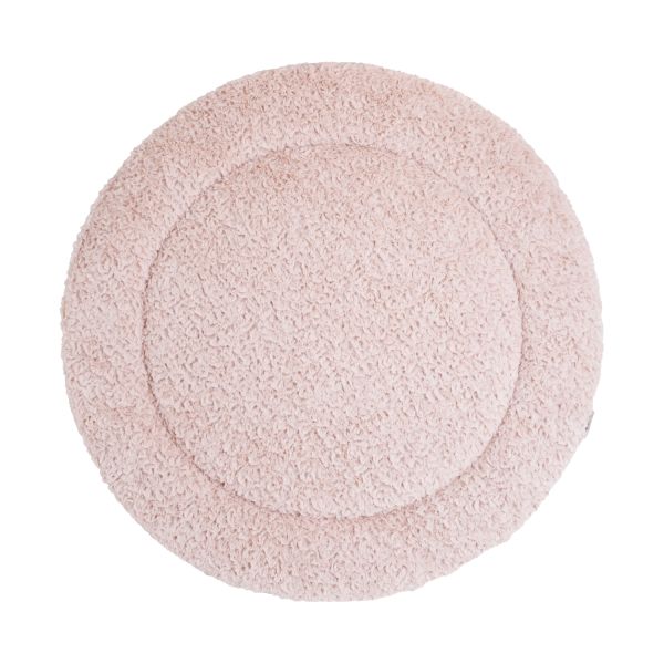 Baby's Only Hoeslaken Boxmatras Rond - Snow - Oud Roze - Ø95 cm