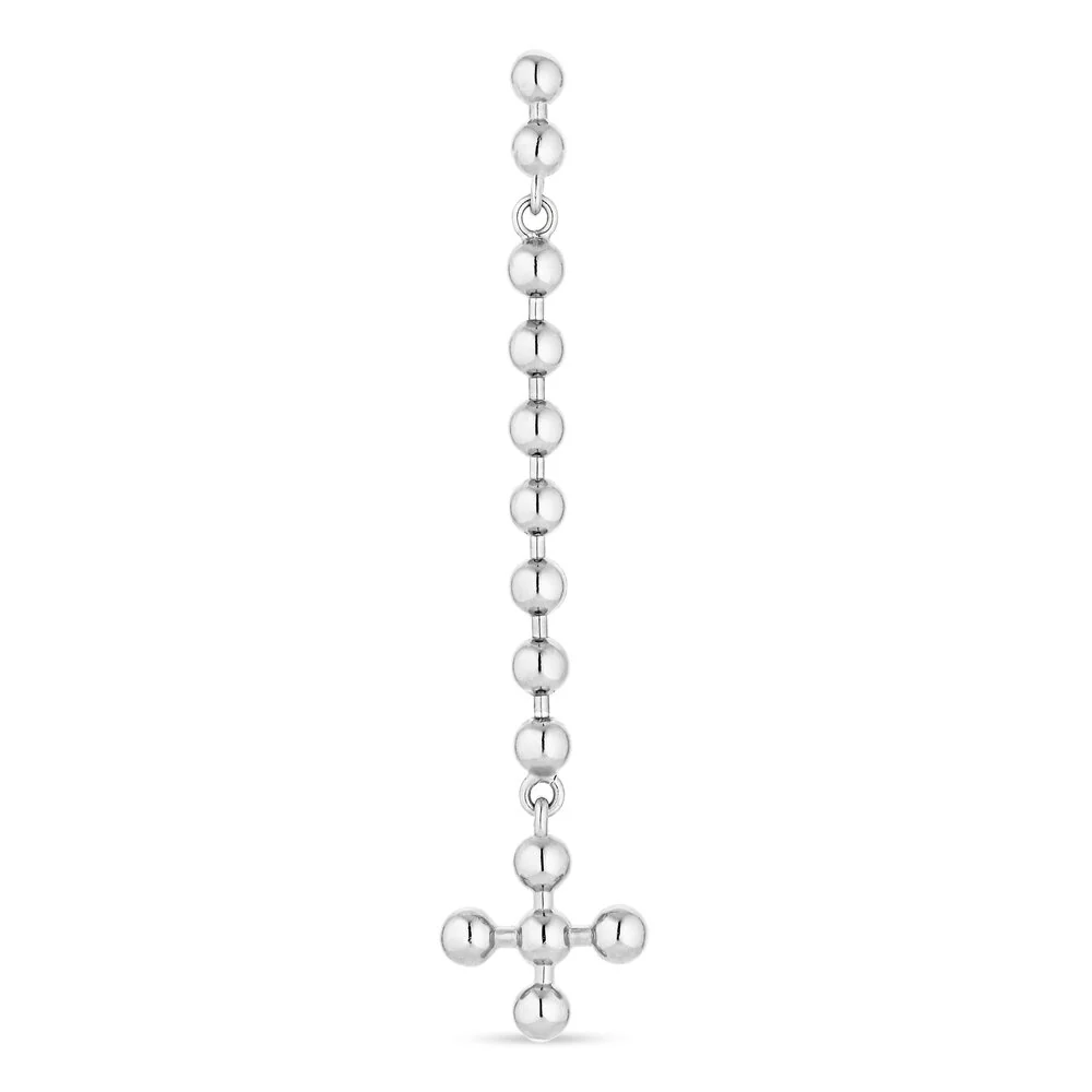 Jane Kønig  Atomic Chain hængeørering - sølv