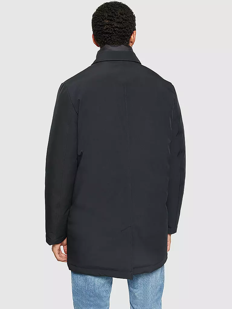 KNOWLEDGE COTTON APPAREL Mantel CLIMATE SHELL schwarz