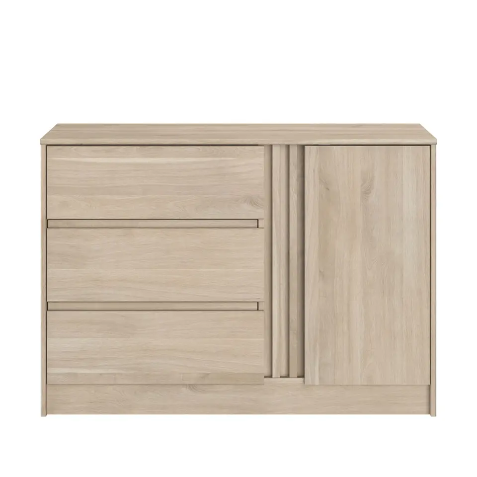 Dressoir Evi - eikenkleur - 76,8x109,8x50 cm