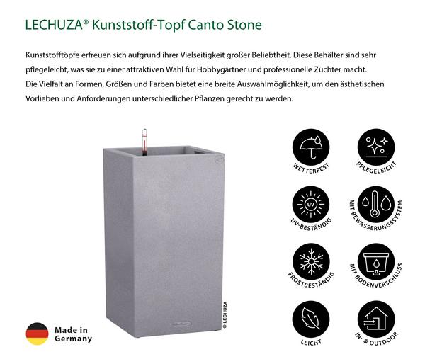 LECHUZA® Kunststoff-Topf Canto Stone,