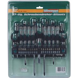 BRÜDER MANNESMANN Kit de tournevis, 37 pièces