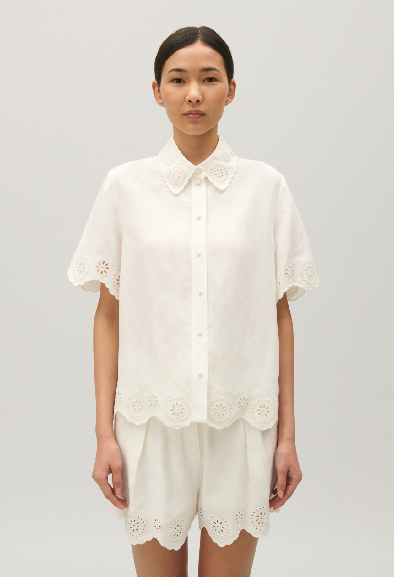 Chemise broderie anglaise