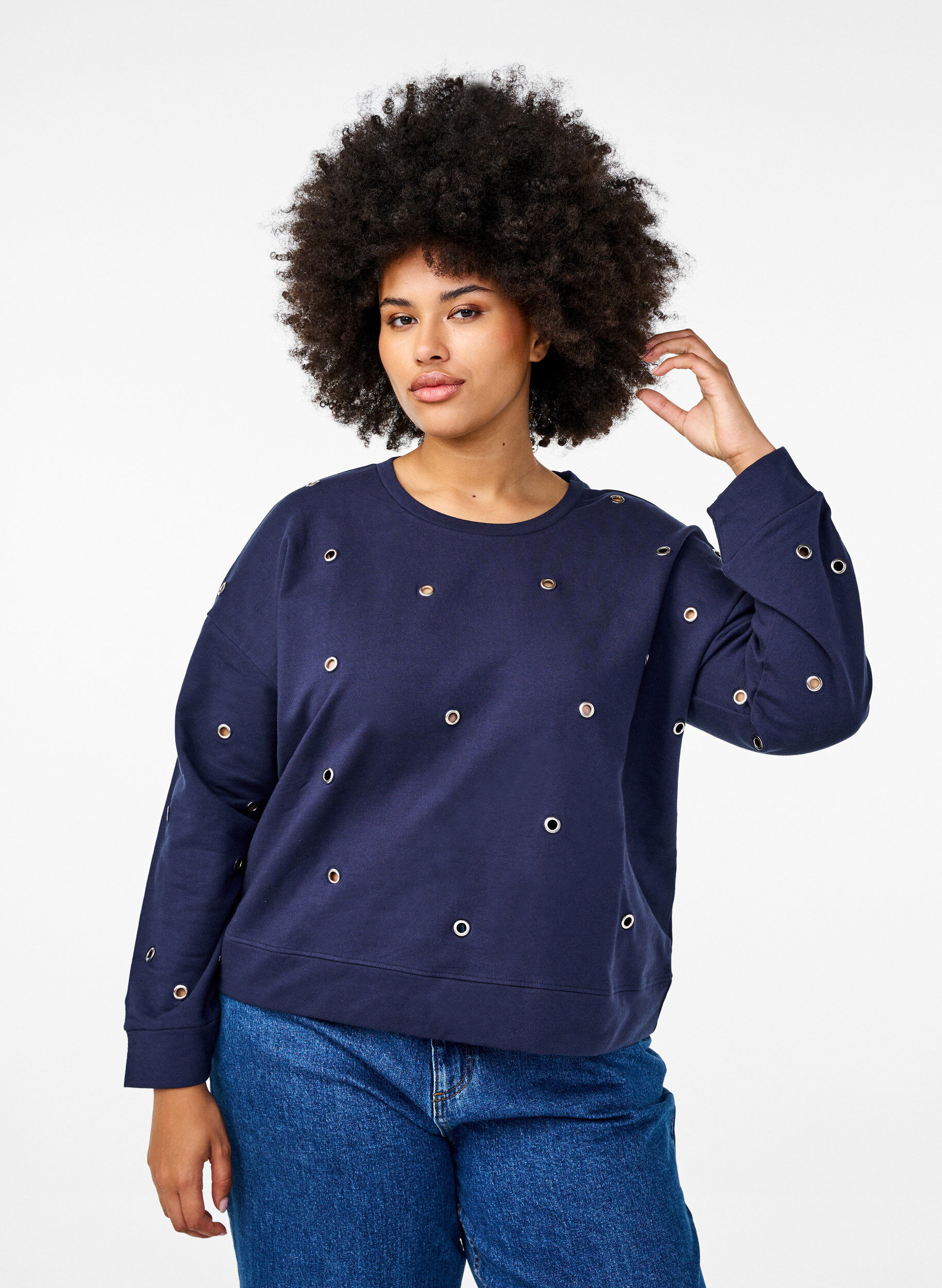 Sweat med eyelets