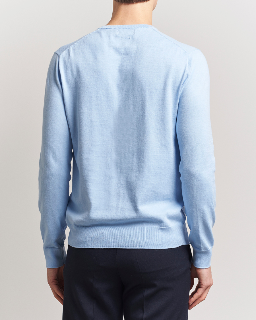 Polo Ralph Lauren Cotton Crew Neck Sweater Office Blue
