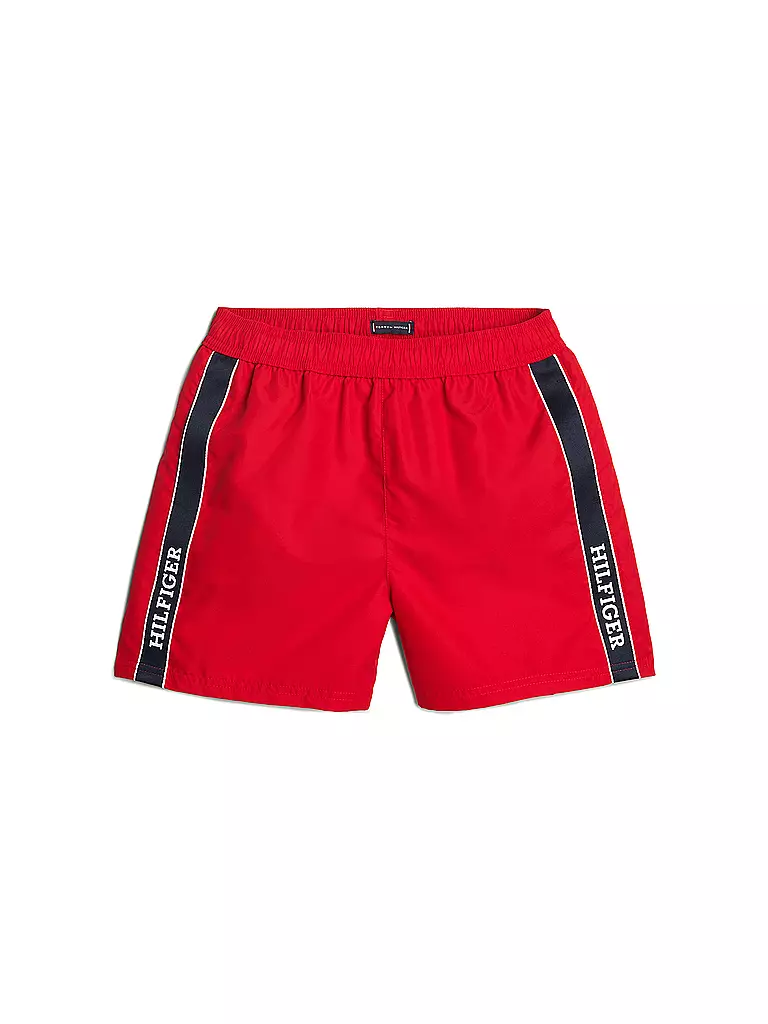TOMMY HILFIGER Jungen Badeshorts rot