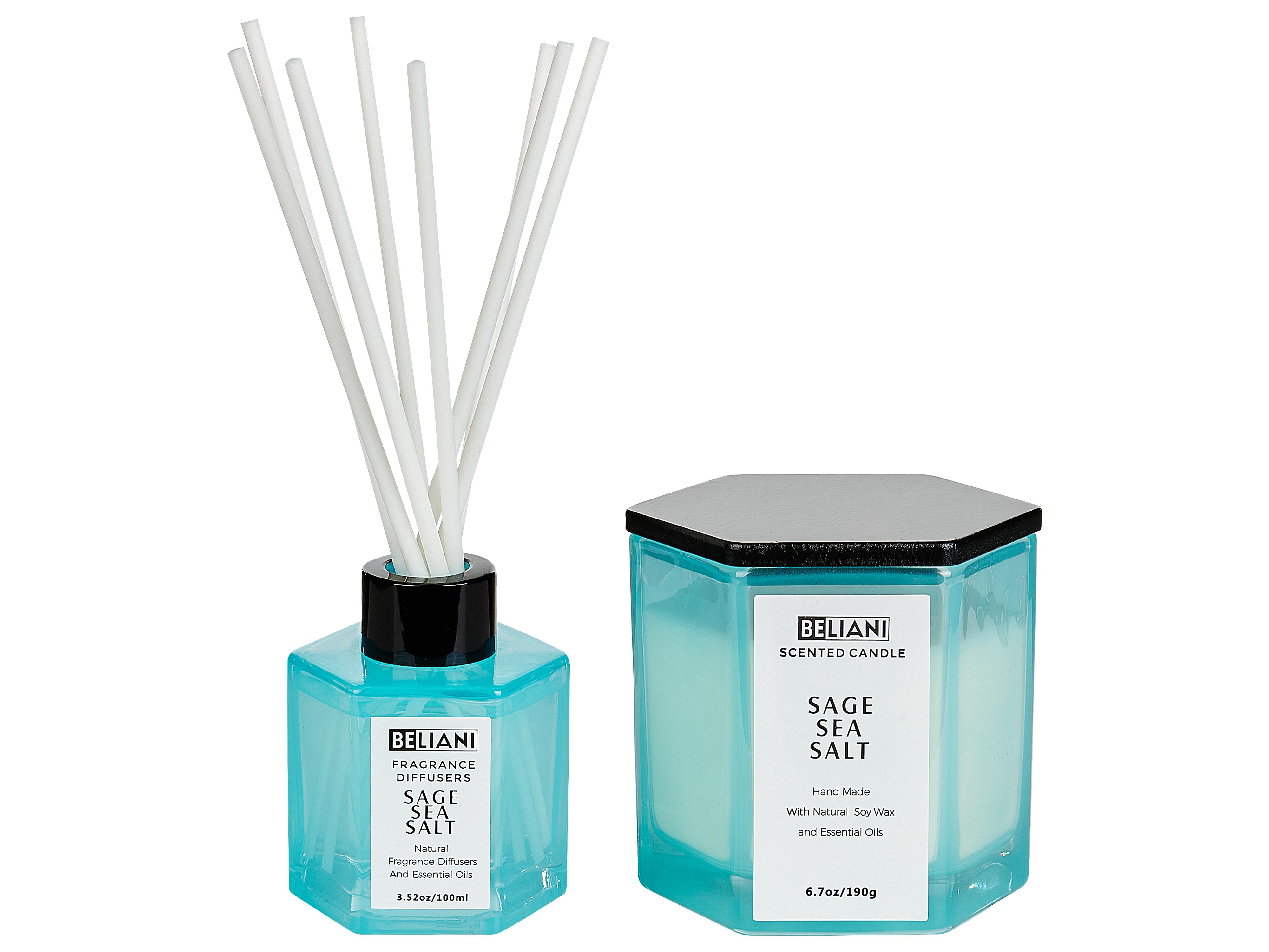 Geurkaars met geurstokjes CLASSY TINT Soja wax Frisse geurnoten
