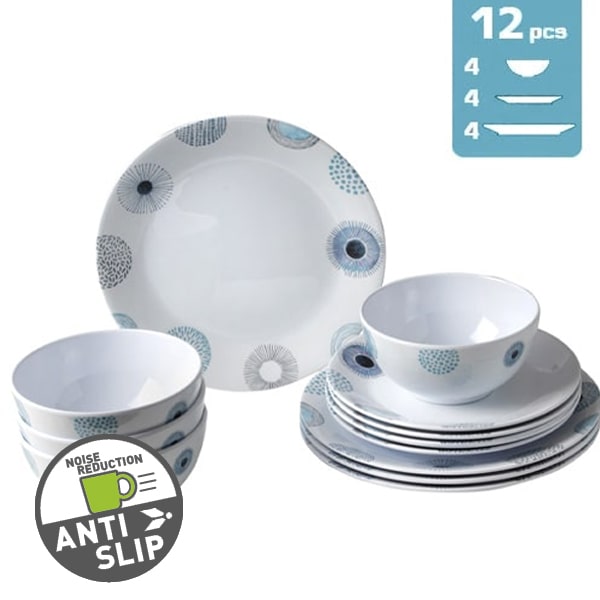 Lot de vaisselle Mélamine DEEP SEA