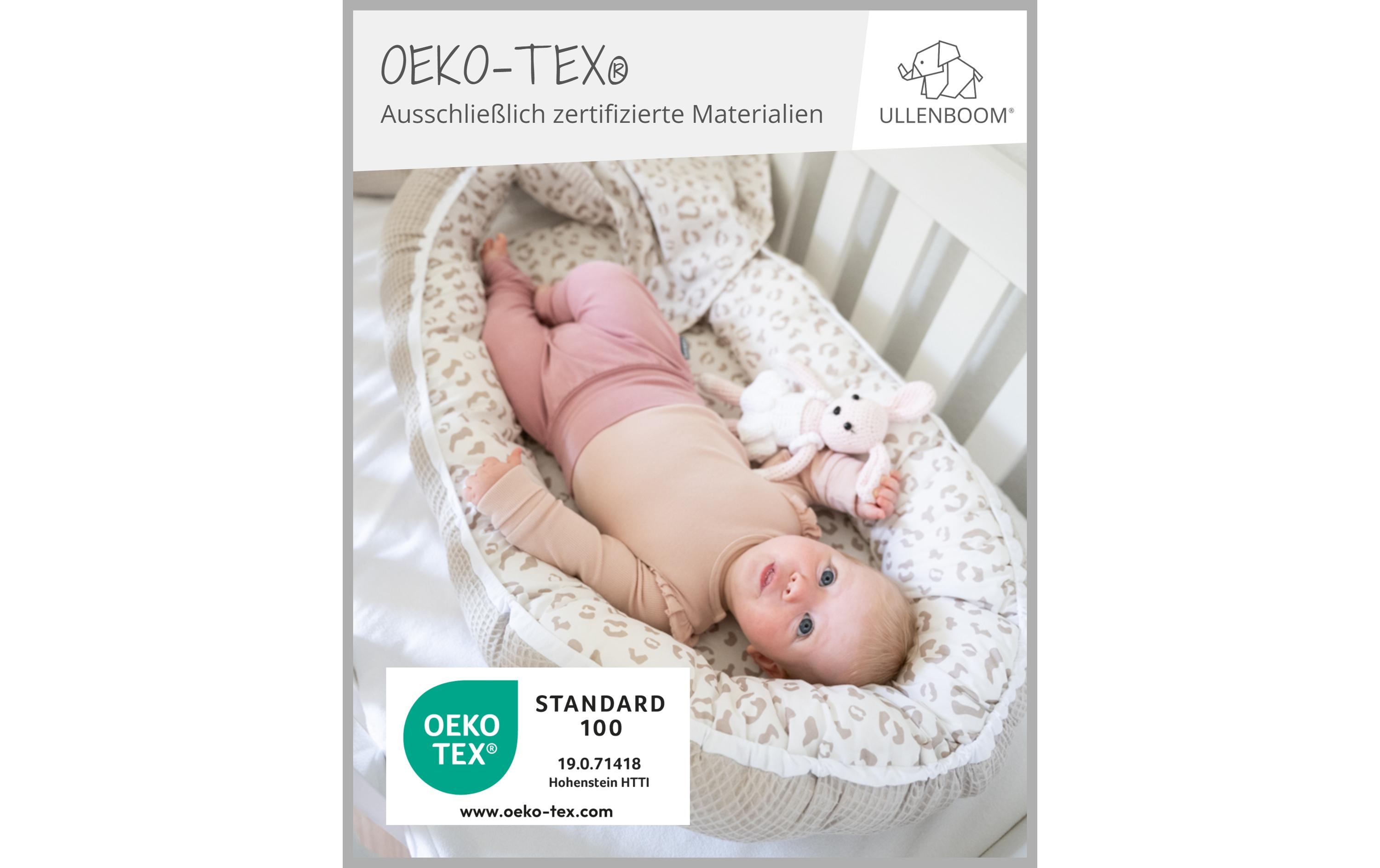 Babynest Leo 55 x 95 cmKuschelnest für Schutz und Geborgenheit