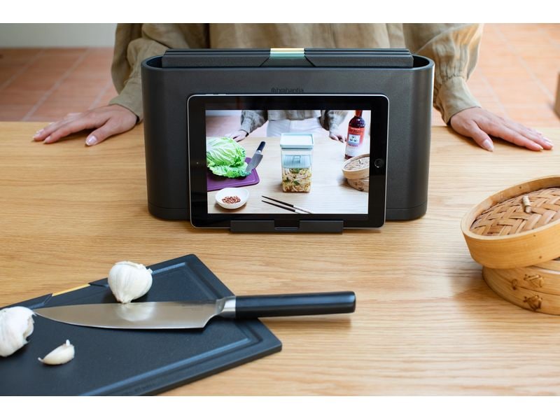 Brabantia Schneidebrett Tasty   4 Stück, Grau, 21 cm  x 30 Küchenbrett