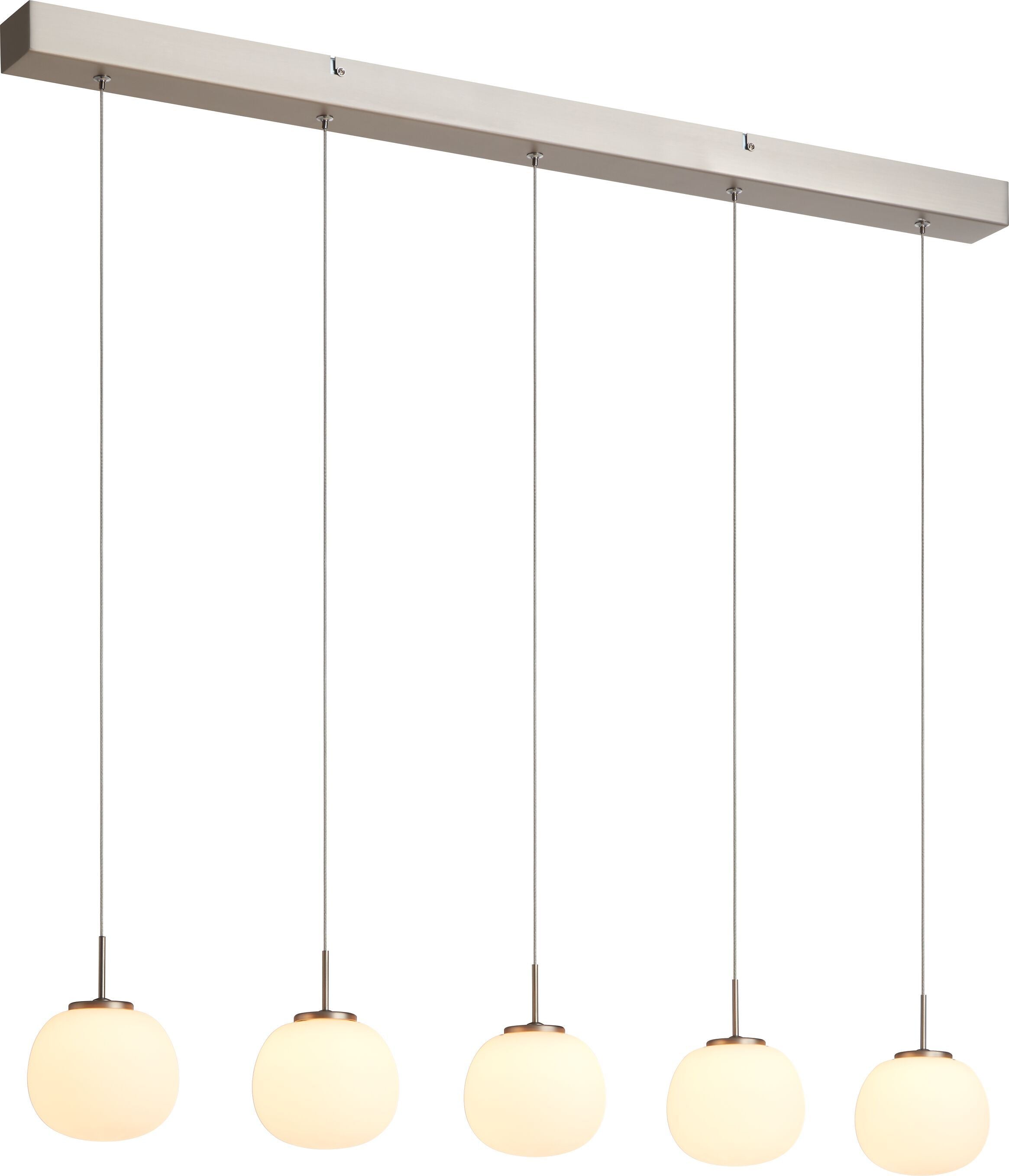 TALSANO Hängeleuchte - Weiss / B: 95.0 cm x H: 150.0 cm