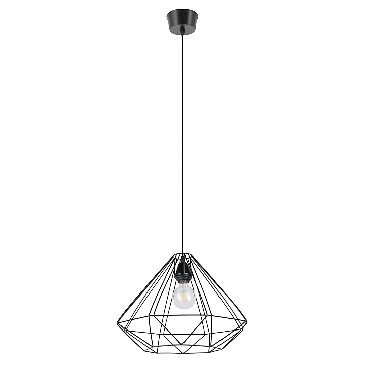Suspension Smertrio E27 60W ⌀44.5xH.110cm noir GoodHome