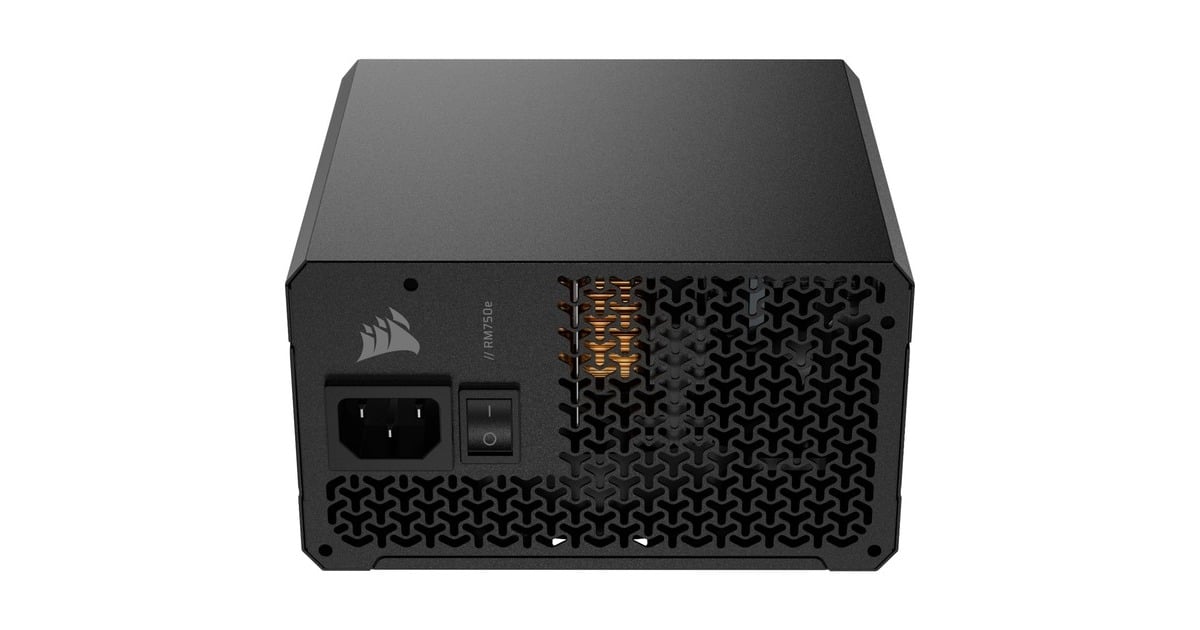 CorsairRM750e (2025) modulaire 750 watt voeding   (Zwart, 1x 12V-2x6, 1x PCIe)
