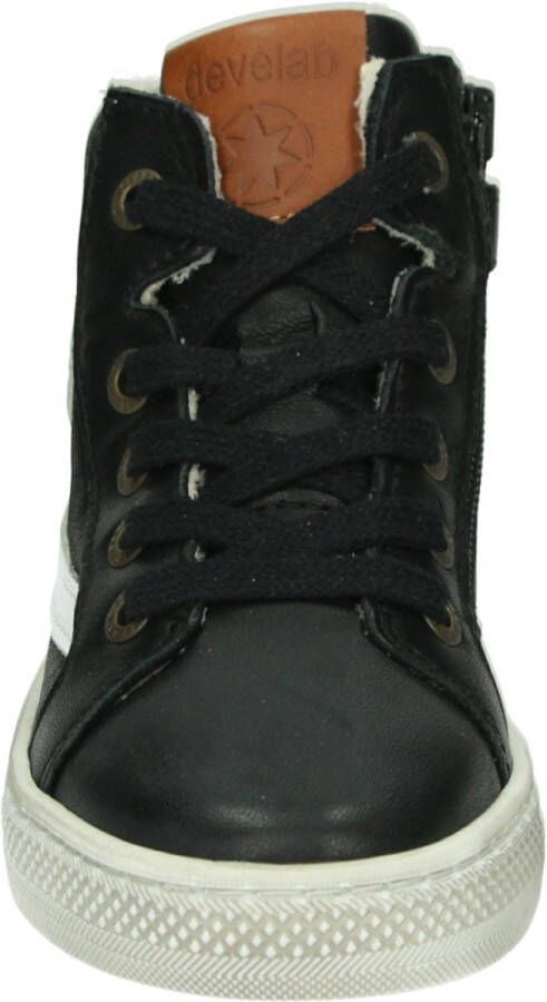 Develab 45667~~~~~~~~~~~~~~~~~~~~~~~~~ JongensHalf-hoogKindersneakers Zwart