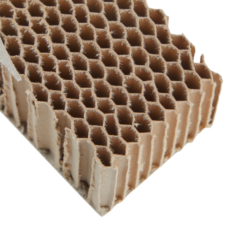 Pappwabenplatte papierkaschiert, HoneyComb, braun