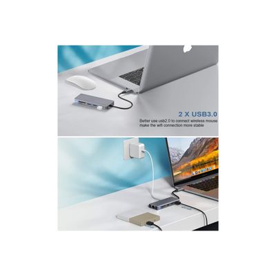 T'nB iClick - Station d'accueil - USB-C - HDMI - GigE