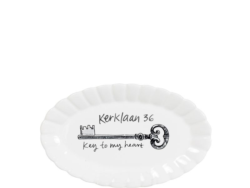 Ovaal schaaltje ø14cm Key