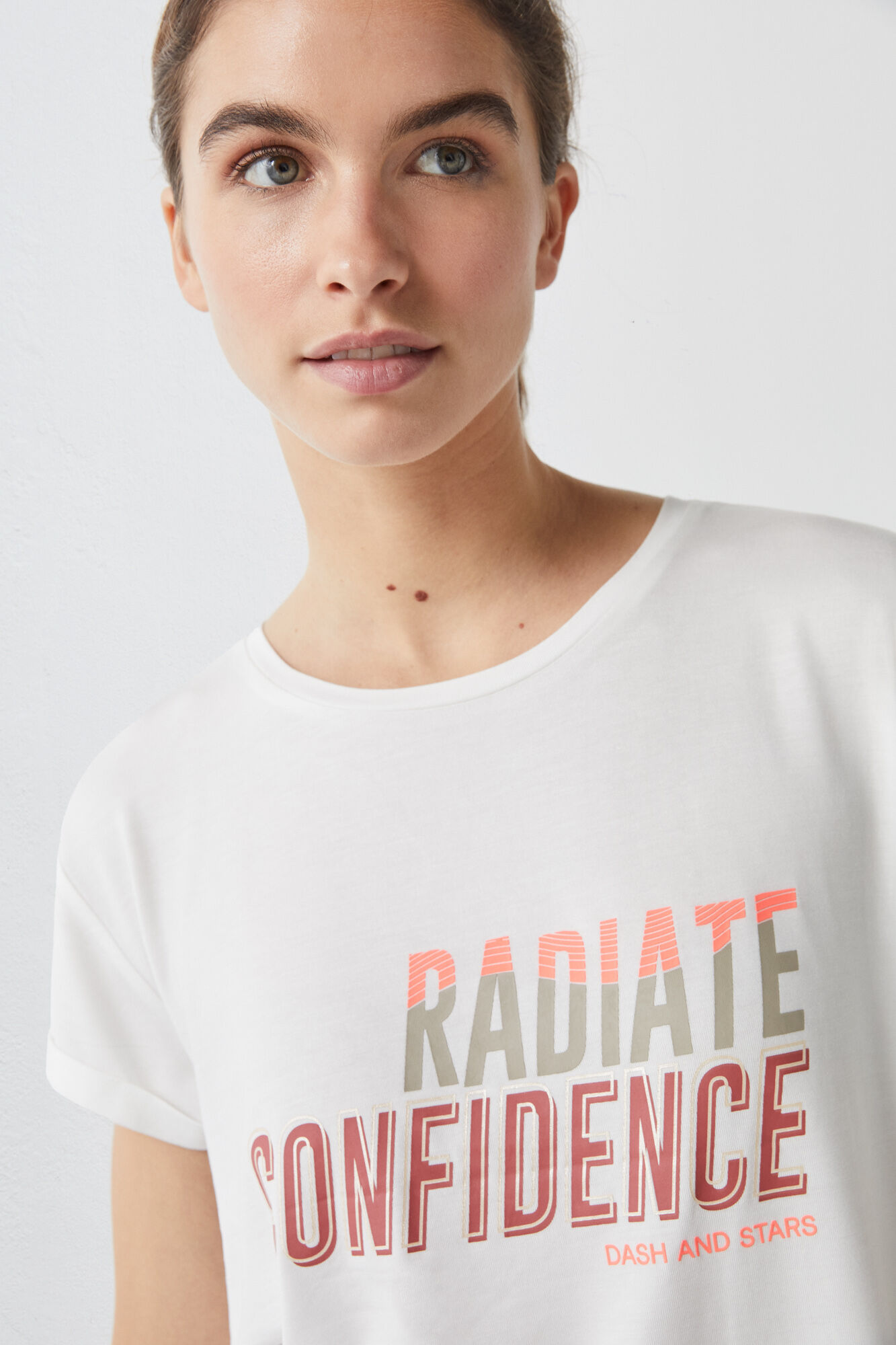 Camiseta LENZING™ TENCEL™ bege - bege