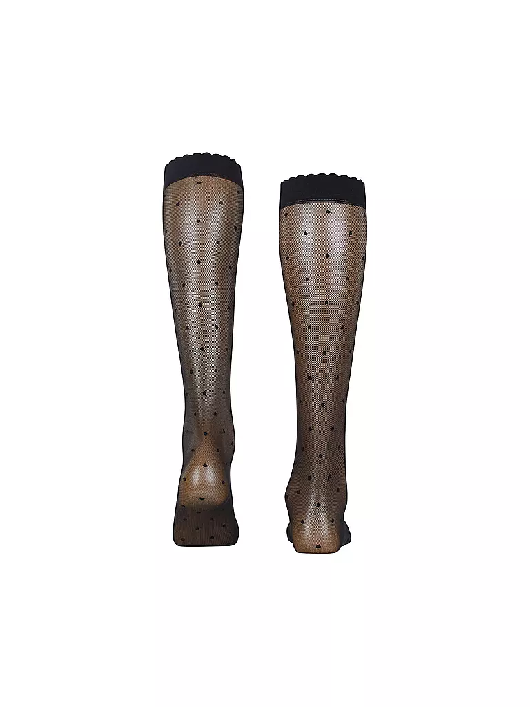 FALKE Kniestrümpfe DOT 15 Den black schwarz