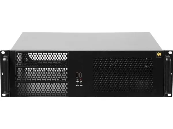 Netrack Server Case - Rack-monterbar 3U - ATX - sort - USB
